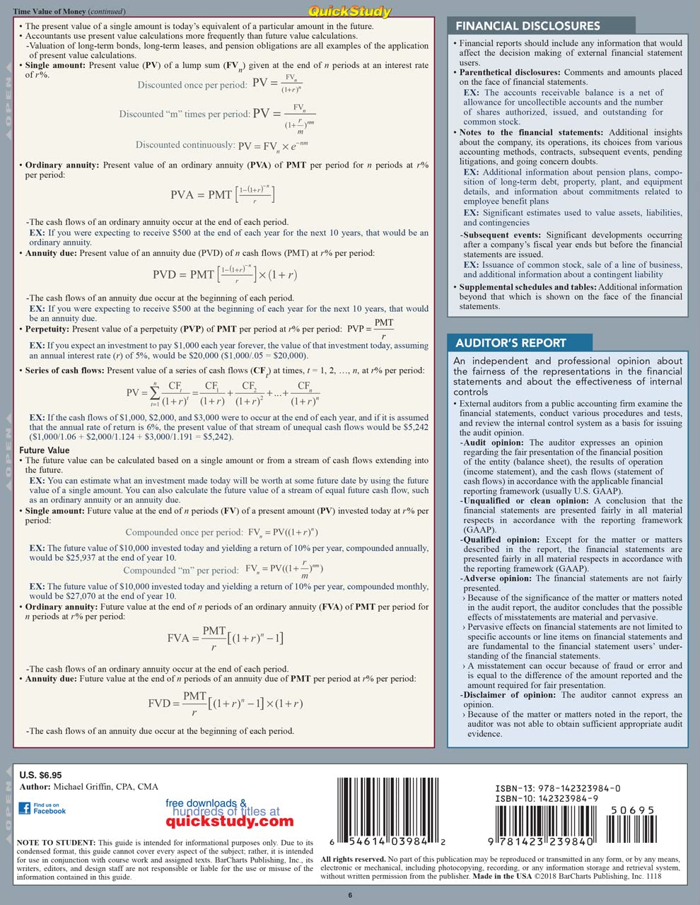 Snapklik.com : Intermediate Accounting 1: A QuickStudy Laminated ...