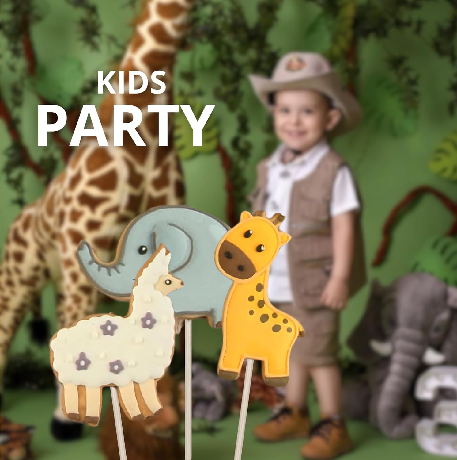 Pack of 12 Animal Cookie Cutter Set – Stainless Steel Safari Animal Cookie Shapes Zoo Cutters for Kids Farm Safari Shapes for Holiday Bakeware Birthday Party - Image 8