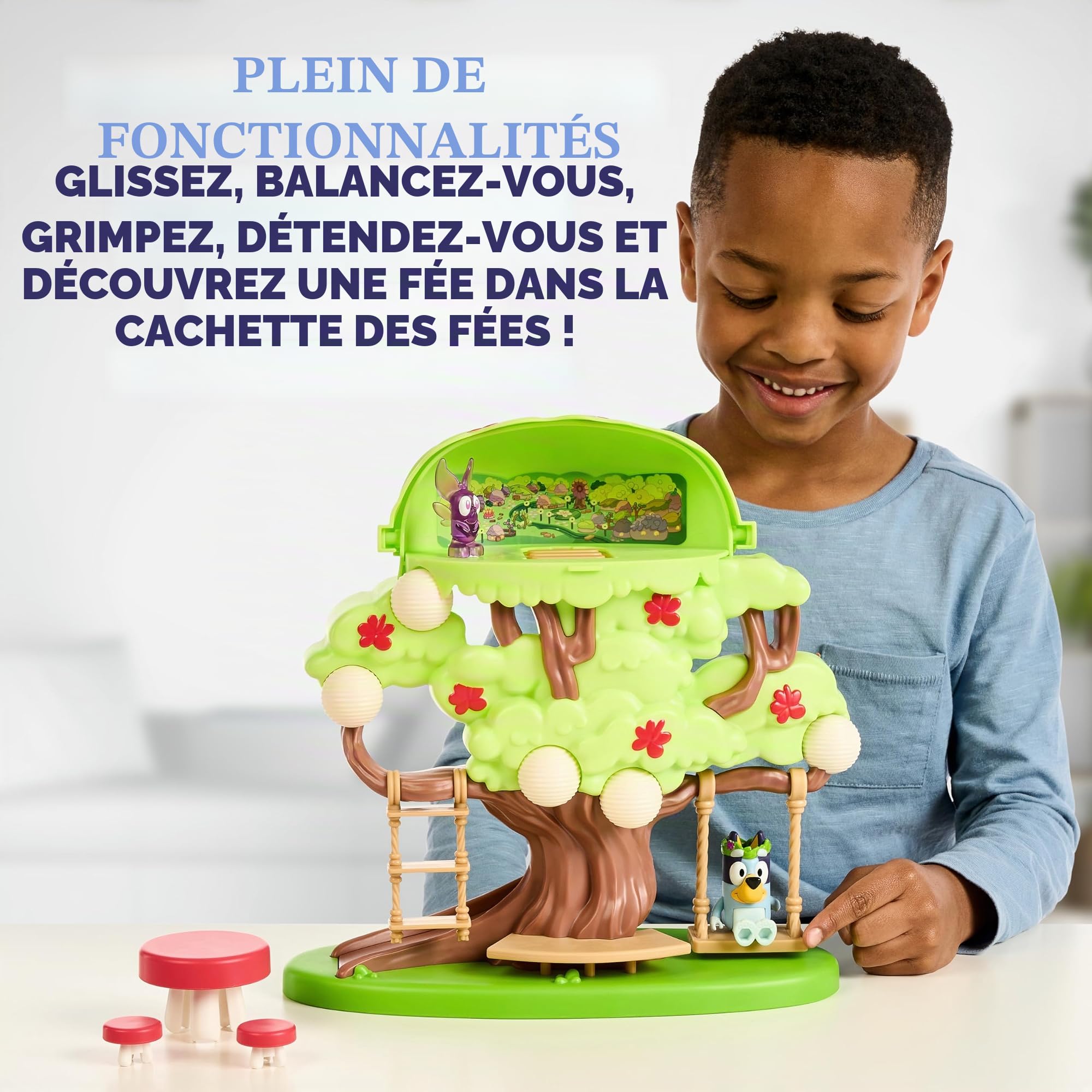Bluey 17529 Arbre de Jeu Vert Taille M