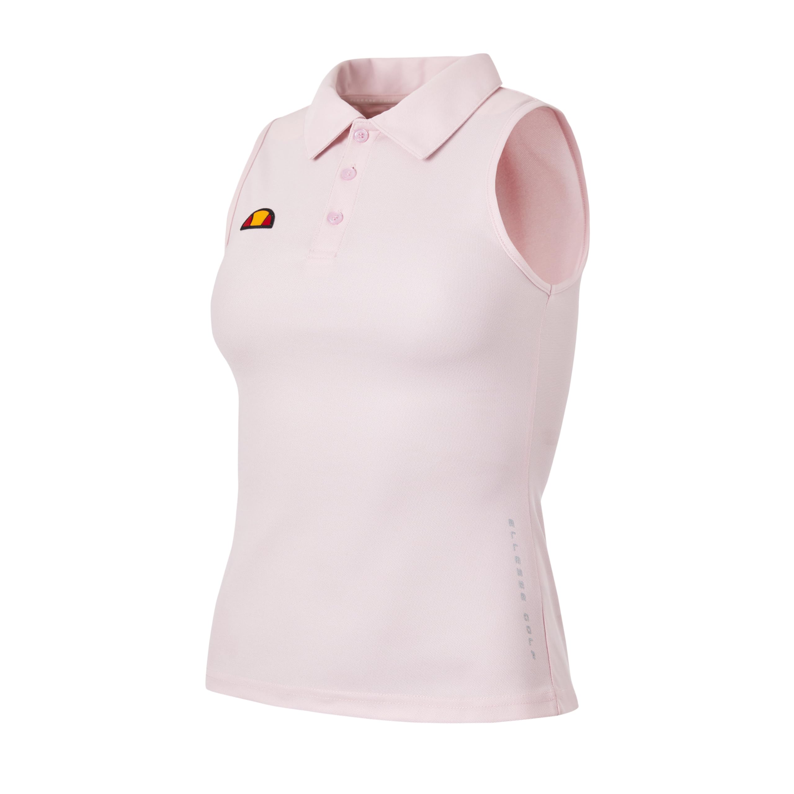 ELLESSE Womens Strala Polo Shirt, Light Pink, 12 UK