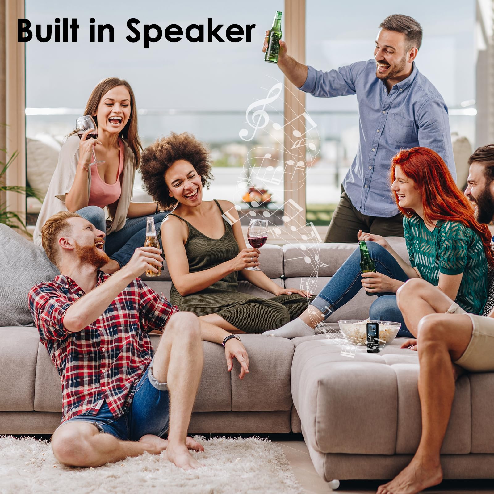 Reproductor MP3 de 24 GB con Bluetooth, reproductores de audio digital MP3 con altavoz, radio FM, reproductor de video, grabadora de voz, función de libro electrónico, sonido HiFi sin pérdidas