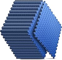 Vista 15 de Tapete de Gimnasio en Casa, Tapete de Ejercicio de Rompecabezas, Baldosas de Espuma EVA Entrelazadas para Equipos de Entrenamiento en Casa y Áreas