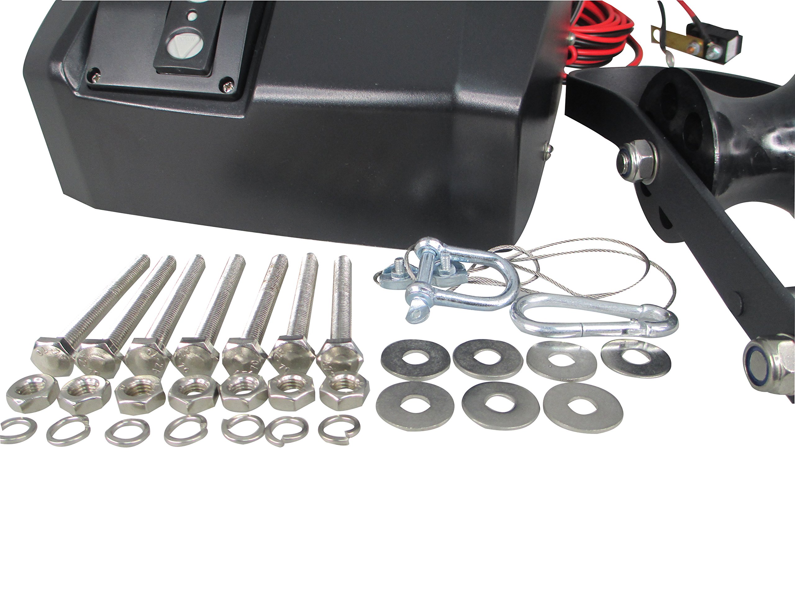 Pactrade Marine Boat Pontoon 35 Electric Anchor Winch 100 ft Rope