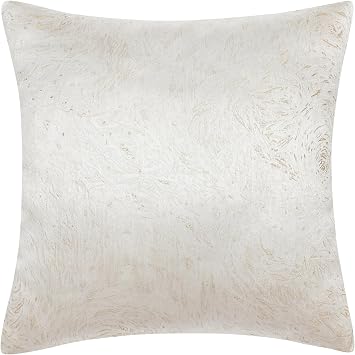Majestic Giftware Jacquard Decorative Throw Pillow Cover - PC1352L-AMZ | Forest Gold Soft & Washable Cushion Covers with Zipper for Sofa, Bedroom, 22"x22" - Inserts Not Included