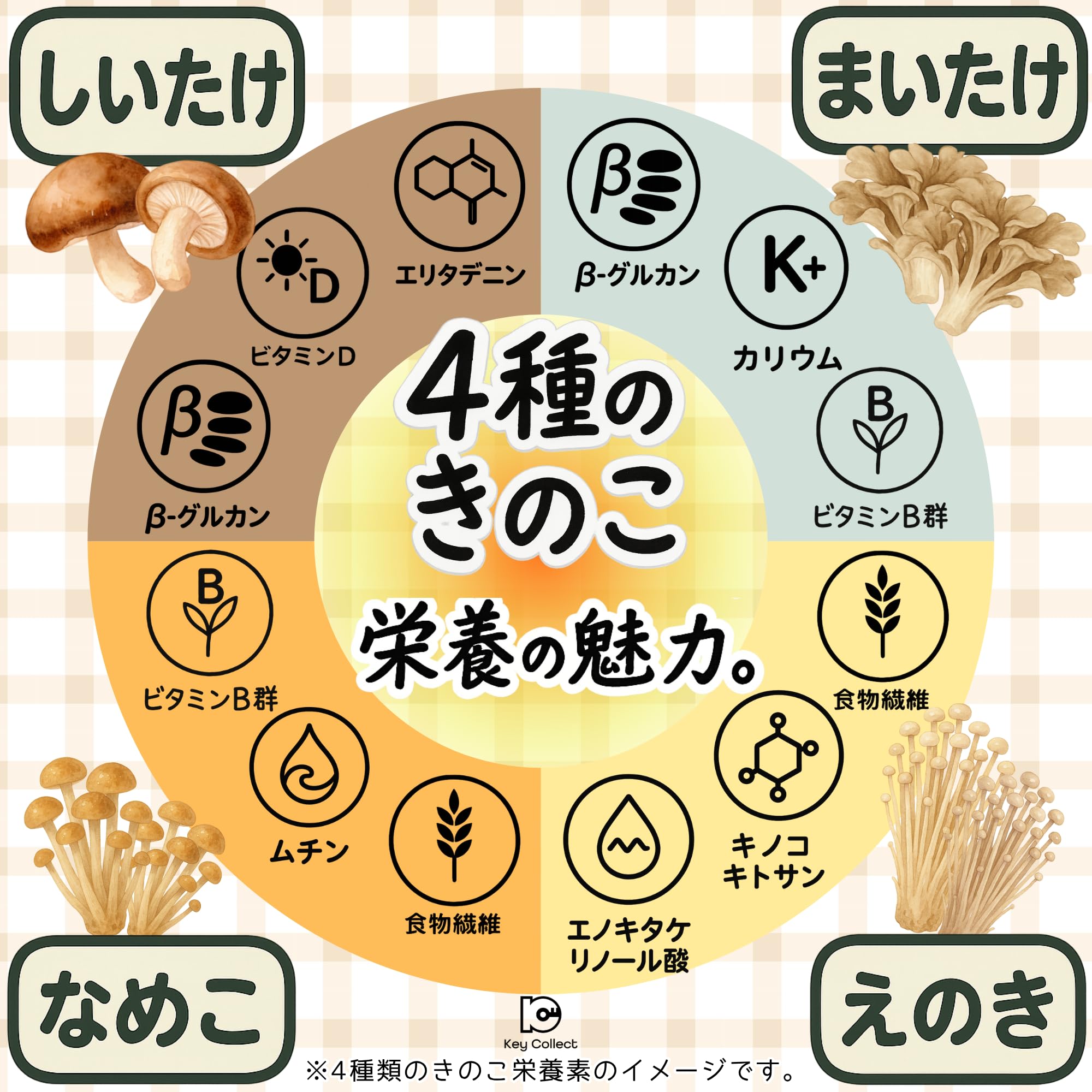 Amazon.co.jp: 管理栄養士監修 乾燥野菜 みそ汁の具 北海道産 きのこ 4