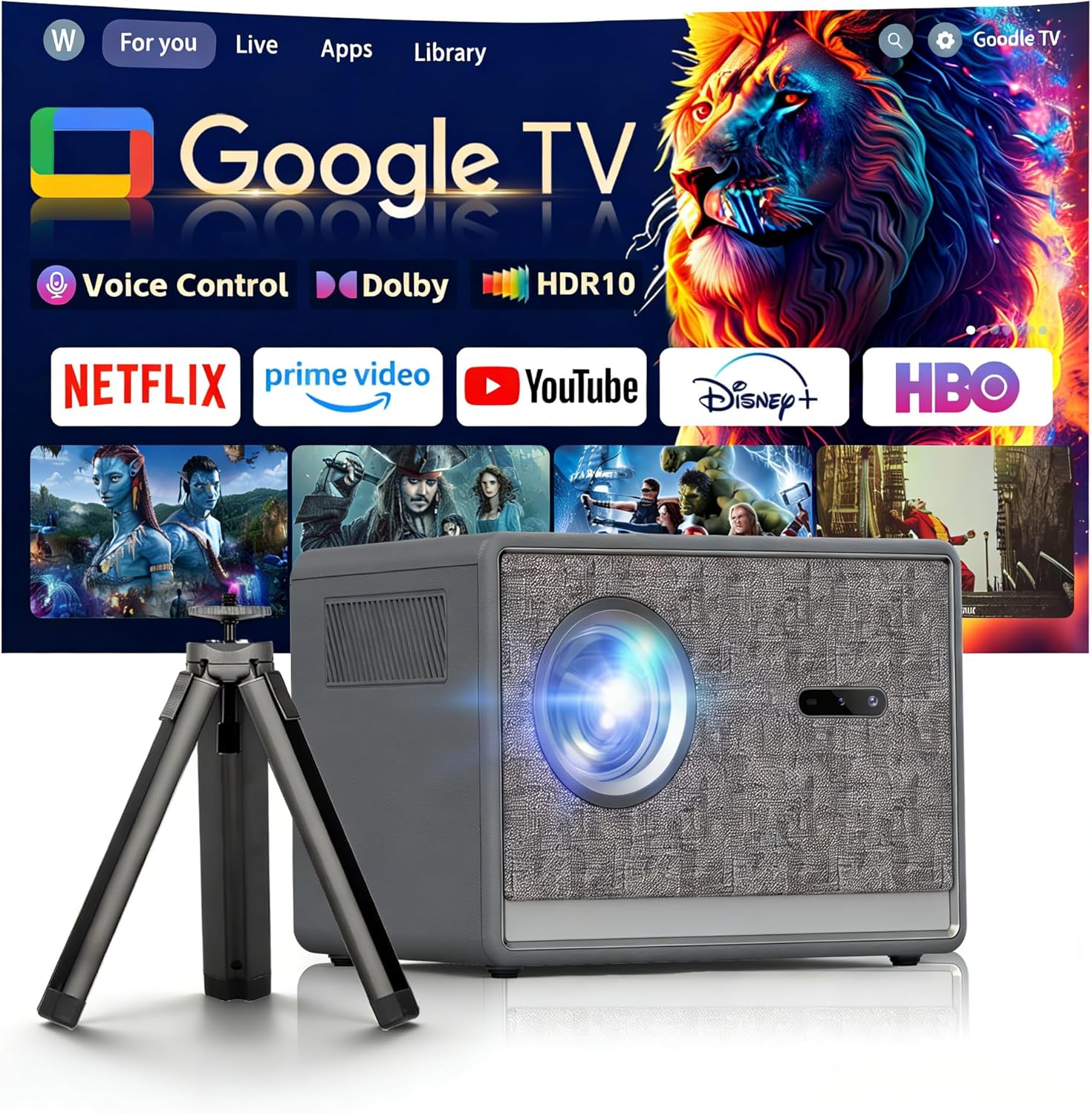 Movie Projector with Google TV...