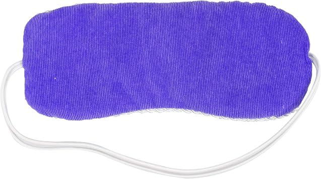Bed Buddy Aromatherapy Eye Mask with Warm and Cold Therapy for Stress Relief - Microwave-Safe Eye Pillow & Sleep Mask, Purple, Lavender Scented
