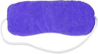 Aromatherapy Eye Mask with Warm and Cold Therapy for Stress Relief - Microwave-Safe Eye Pillow & Sleep Mask, Purple, Lavender Scented