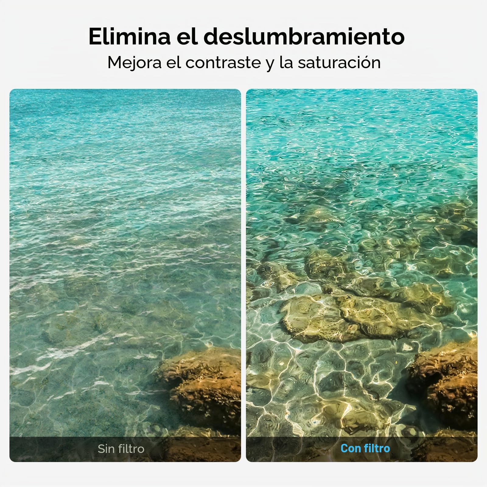 SMALLRIG Kit de Filtros Polarizadores Circulares Magnéticos de 2.047 in para Jaula de Teléfono para iPhone 15 Series, Filtro Polarizador CPL Magnético con Adaptador de Filtro de Montaje M - 4388B