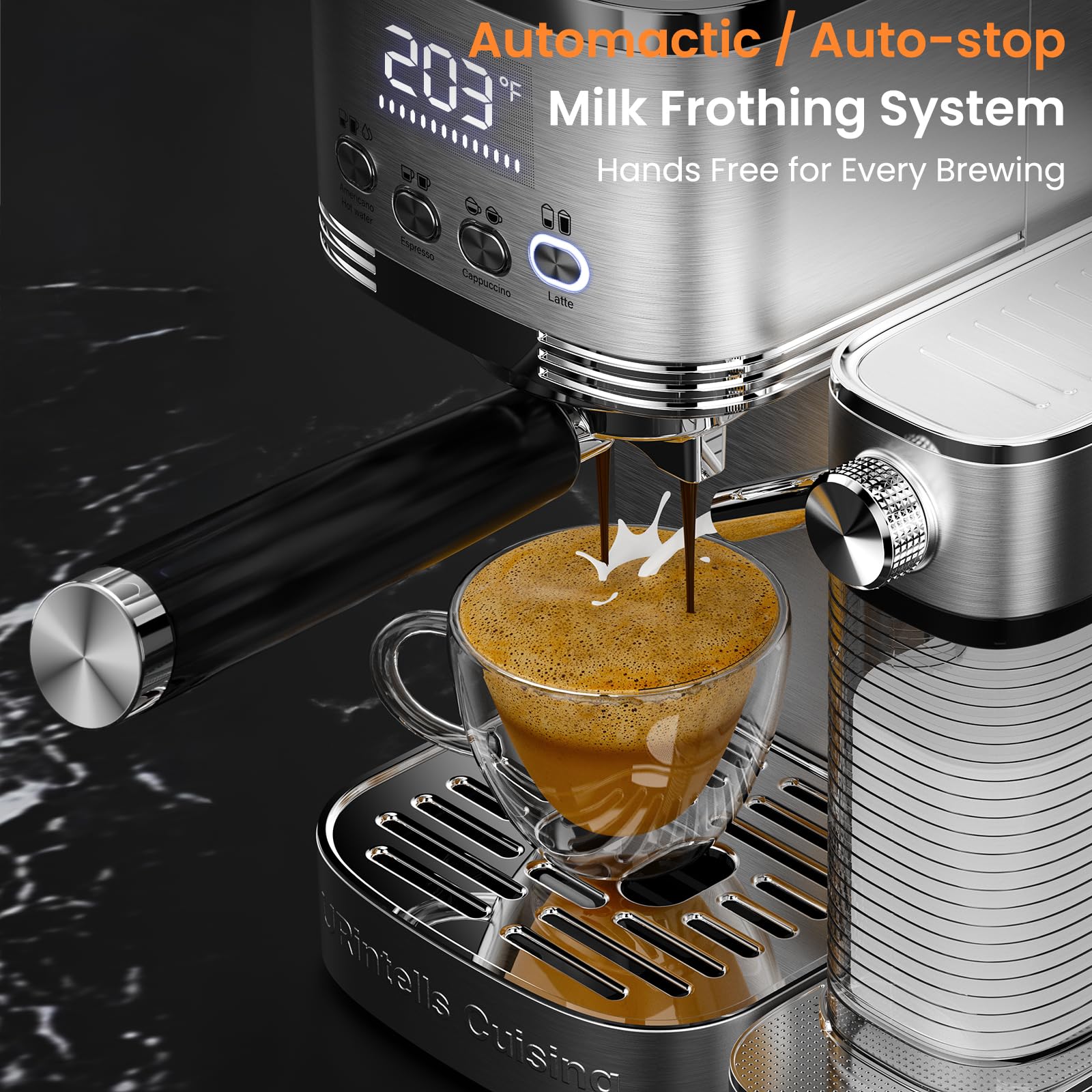 URintells - Macchina da caffè espresso a 20 bar, macchina | FindTheDeal