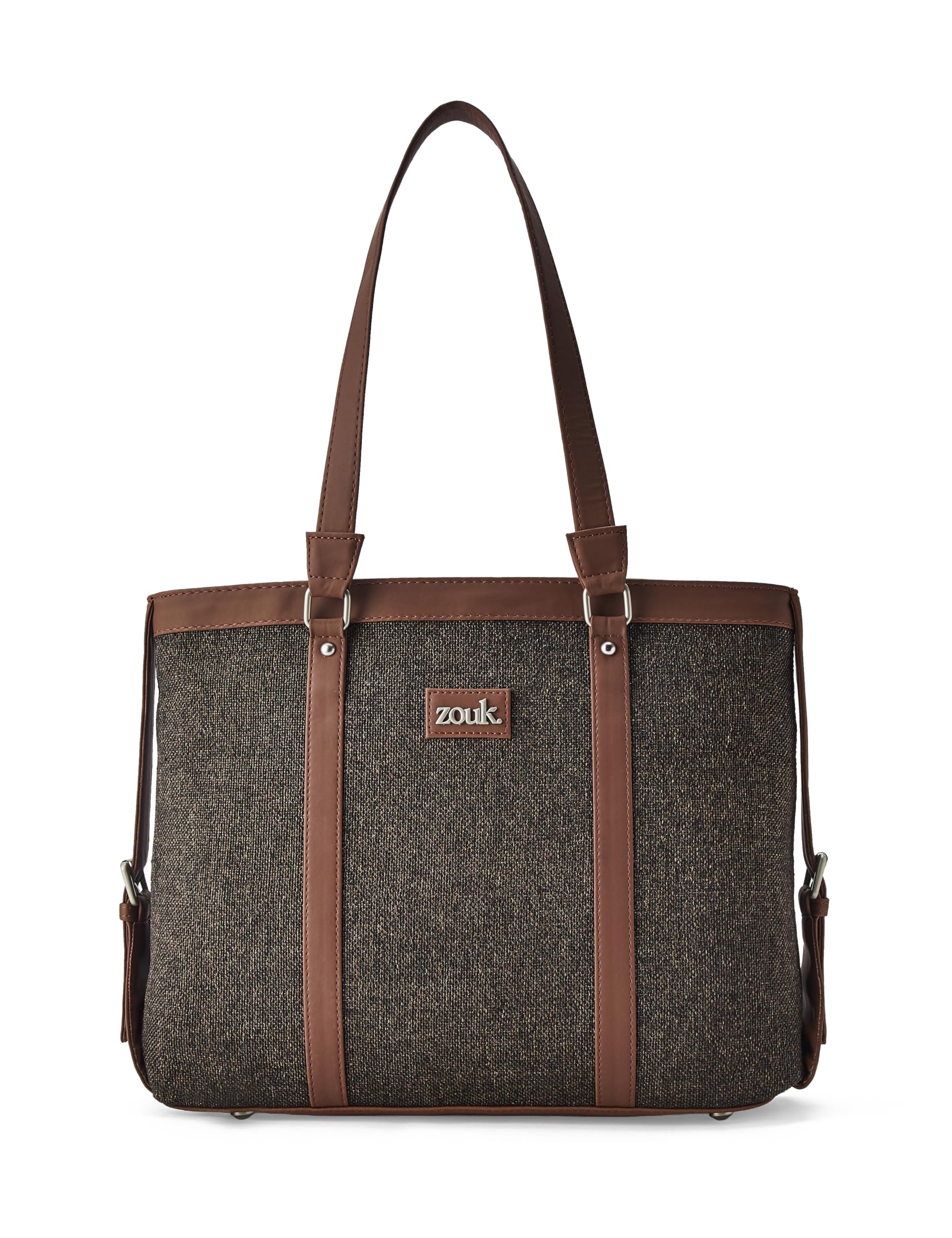 ZOUK Vegan Leather Office Bag - Laptop Tote -10 ZOUK Vegan Leather Office Bag - Laptop Tote -10