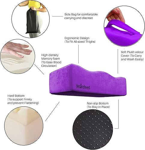Miniatura 5 de YESINDEED La almohada brasileña original de levantamiento de glúteos, aprobada por el Dr. para asiento de recuperación poscirugía, almohada de