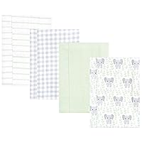 Vista 288 de Hudson Baby - Paños unisex de franela de algodón para bebé, bosque, talla única