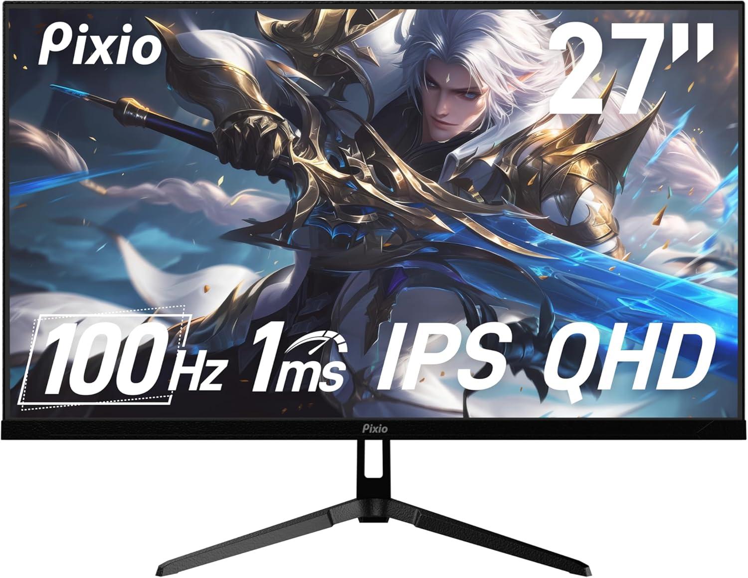 Pixio PX275 Wave 27 inch 100Hz Refresh Rate QHD 1440p Resolution IPS Panel 1ms MPRT Response Time Gaming Monitor with Adaptive Sync Pixio PX275 Wave 27 inch 100Hz Refresh Rate QHD 1440p Resolution IPS Panel 1ms MPRT Response Time Gaming Monitor with Adaptive Sync