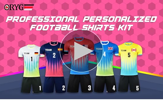 Amazon.com: ORYG Custom Soccer Jerseys Men Boys Kids