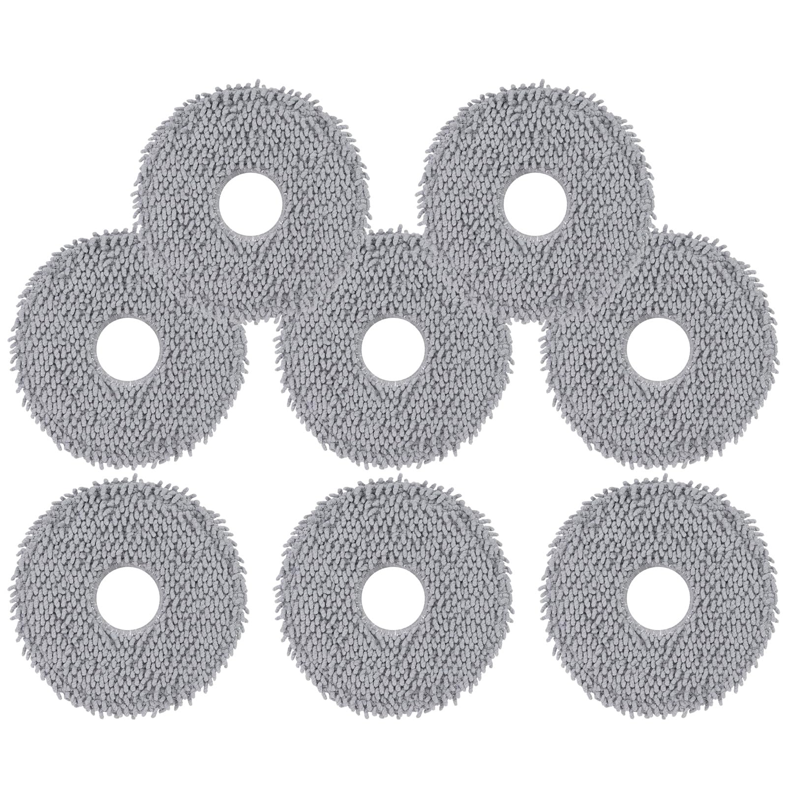 8 Stück Qrevo Serie Wischtücher Wischmopp für Roborock QV 35A/QV 35S,Qrevo S Pro,Qrevo S5V,Qrevo Curv/Edge,Qrevo Slim/Master,Saros 10R/Saros 20 Saugroboter,Waschbar und Wiederverwendbar Mop