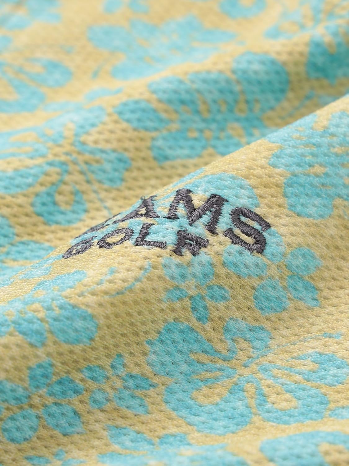 ビームスゴルフ] S/Sポロ PURPLE LABEL フラワー ストレッチポロシャツ