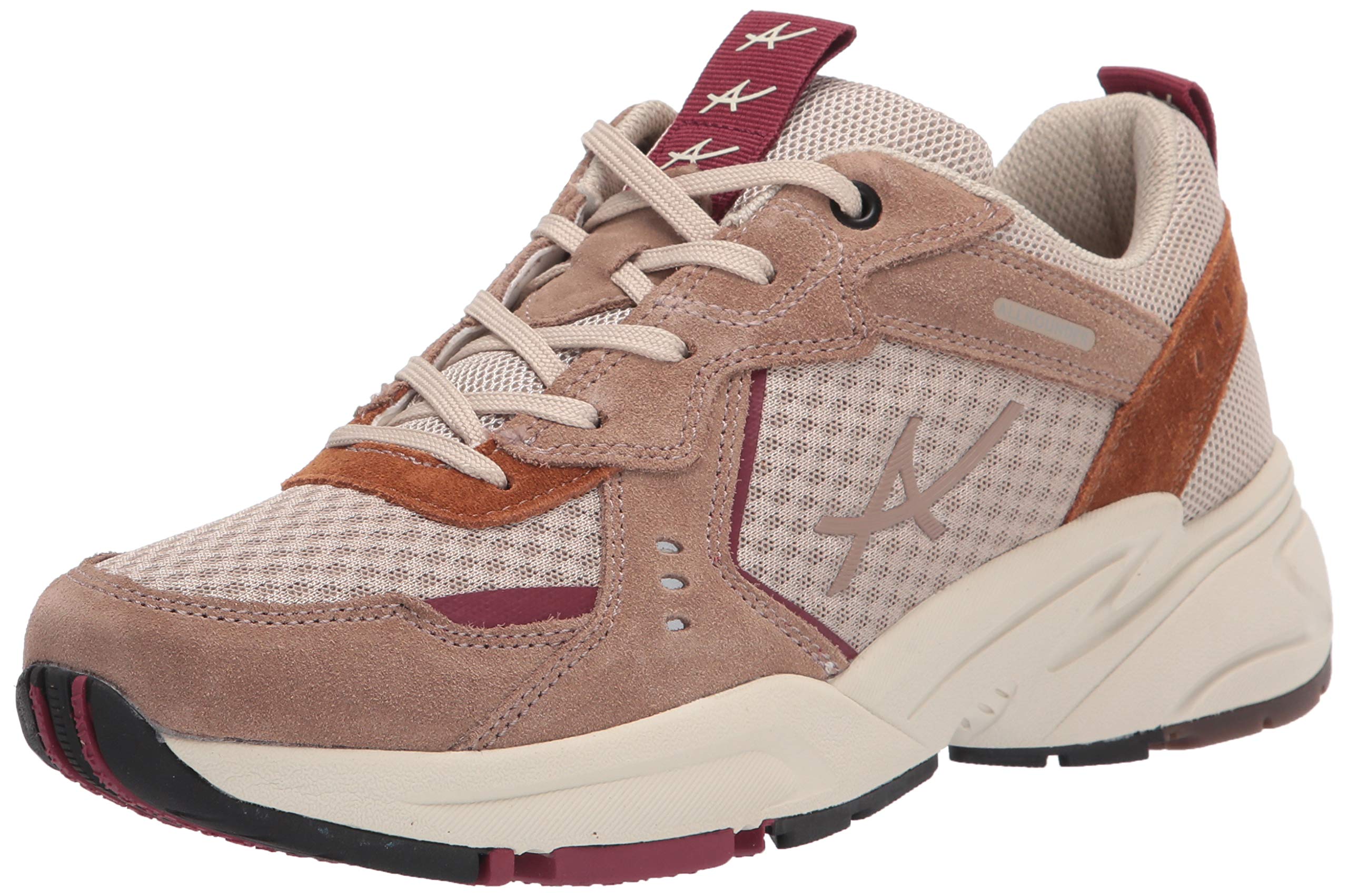 ALLROUNDER by MEPHISTOwomens Dynamic Sneaker, Ginger Snap/Feather Grey, 8 US