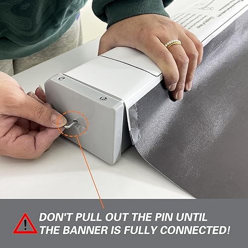 Miniatura 3 de AD.HOOMAI Soporte retráctil estándar de 33.5 x 80 pulgadas, con bolsa de lona acolchada (solo soporte)