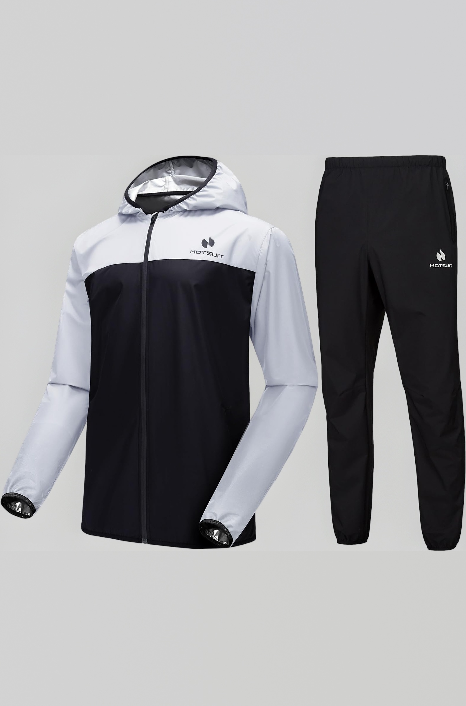 HOTSUIT Sauna Suit for Men Sweat Suits Gym Workout Exercise Sauna Jacket Pant Full Body