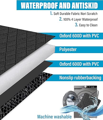 Miniatura 4 de Funda de asiento de coche para perro, funda impermeable para asiento de automóvil, protector antideslizante para asiento de automóvil, accesorios de