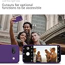 YATWIN Silicone Back Case for Google Pixel 8A, Soft-Touch Phone Back Cover for Google Pixel 8A - Purple gallery image