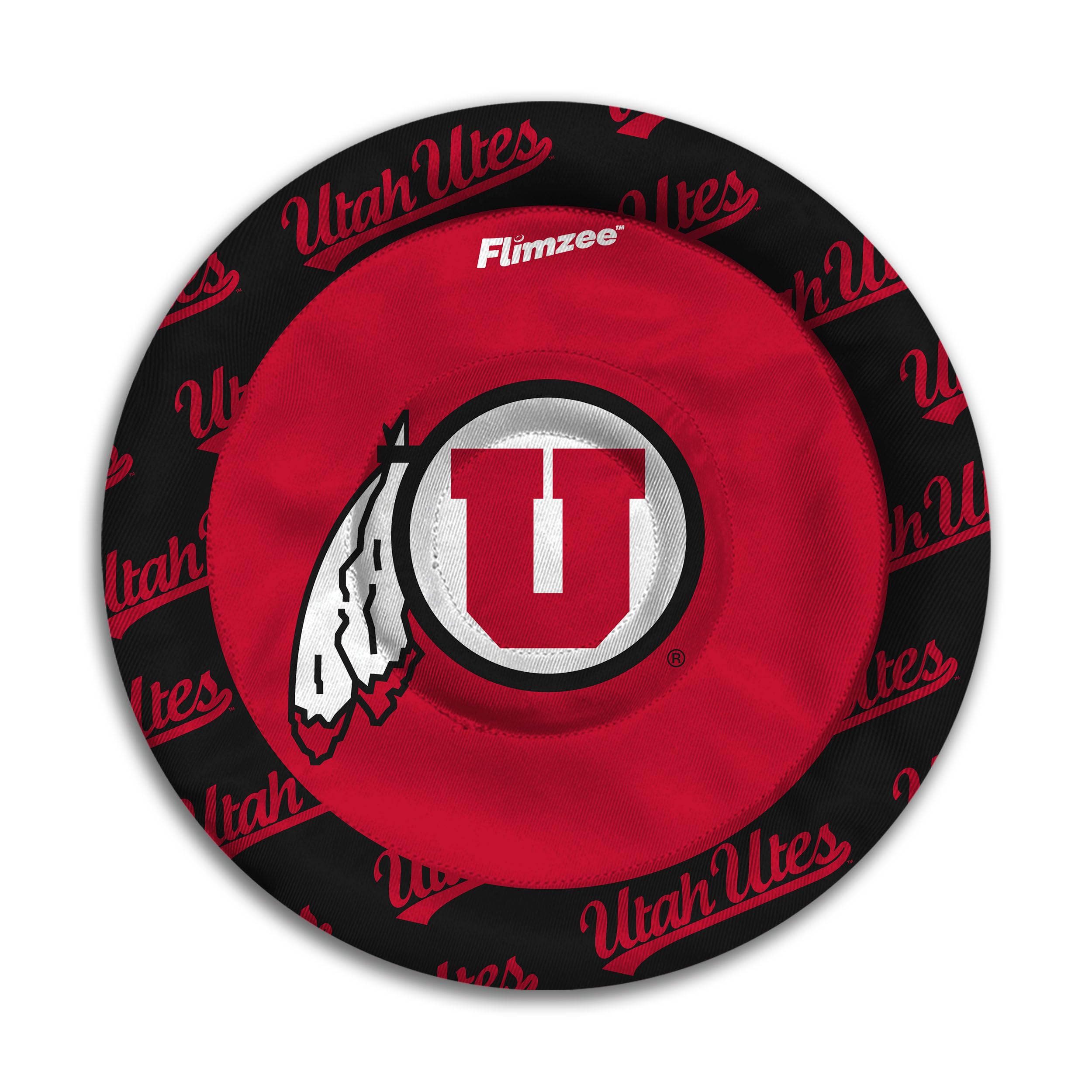 YouTheFan NCAA Utah Utes Flimzee Bean Bag Flying Disc