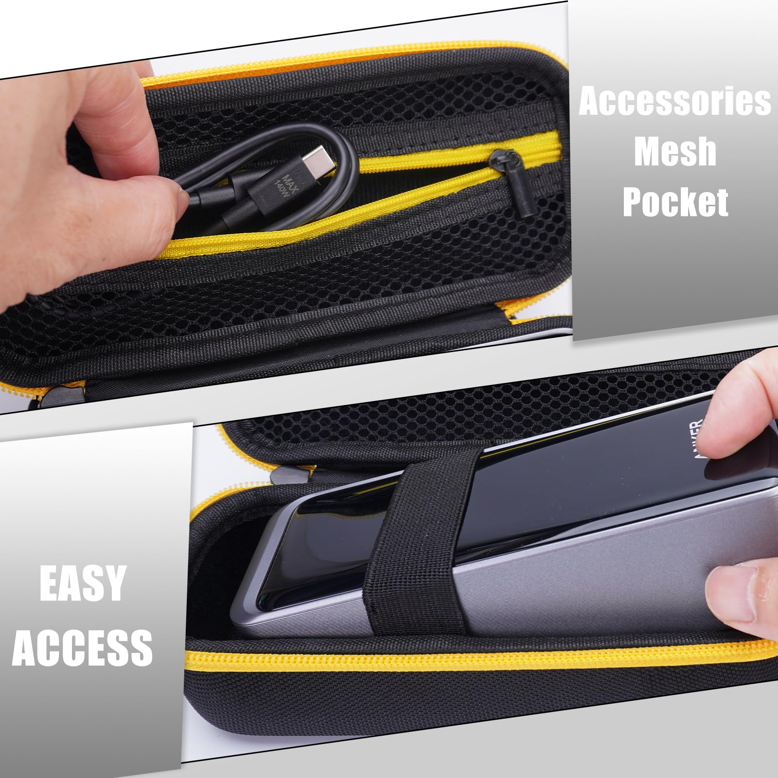 Custodia Protettiva Per Anker Power Bank 25000mAh 165W - Borsa Portatile In EVA - Foto 7