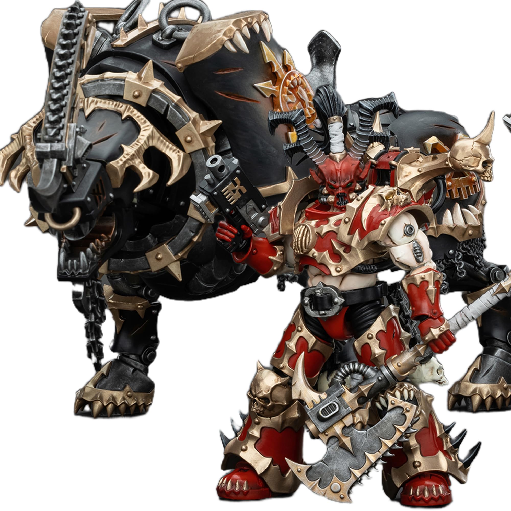 BEERISE JOYTOY 1/18 Action Figures - Warhammer 40,000 World Eaters Lord Invocatus - 12‘’,Classic Character,Collectible,Age 15 and Above