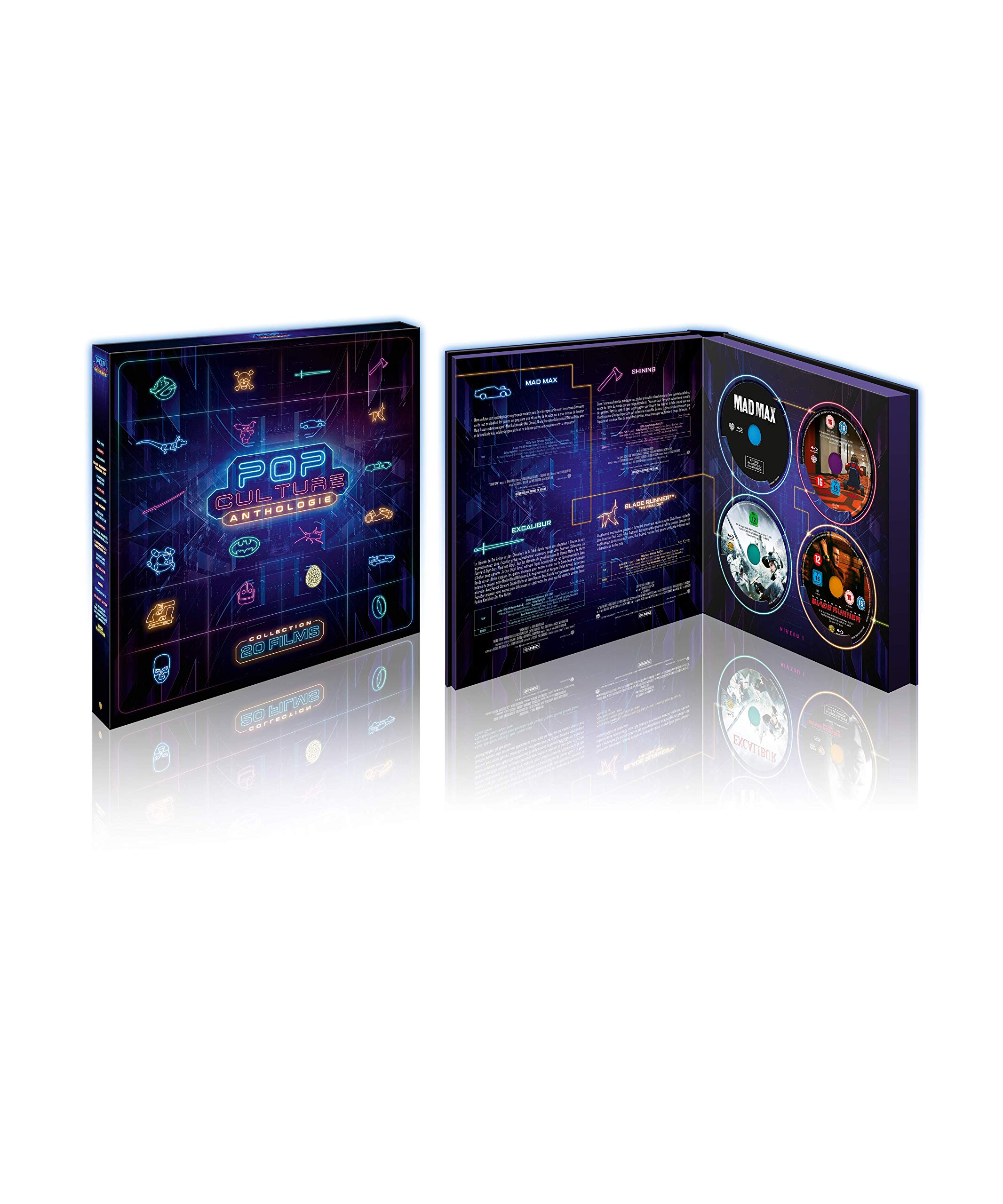 POP CULTURE ANTHOLOGY 20 FILMS CULTES DVD/BR
