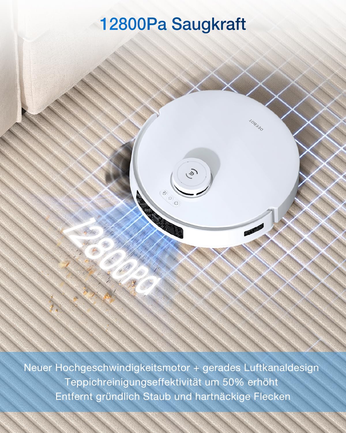 Robot Aspirateur Laveur ECOVACS DEEBOT T30C PRO OMNI - Station 12800Pa - Neuf
