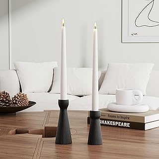 27 Black And Blue Ceramic Decor Ideas With Contrast Appeal 12 Taper Candle Holders for Candlesticks Ceramic Candle Stick Candle Holder...
