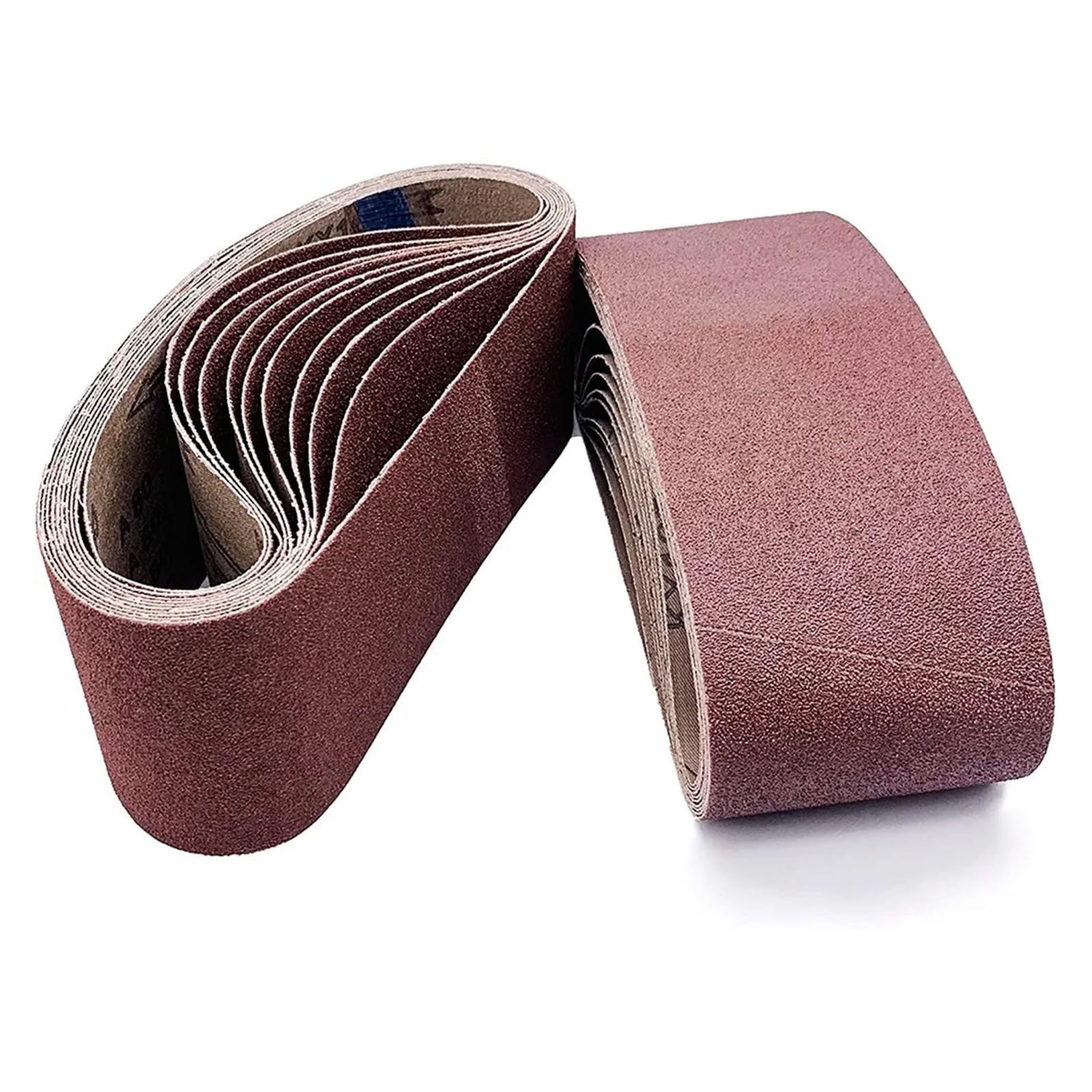 Bandas de Lija 18 piezas de banda lijado 3 x 21 pulgadas, óxido aluminio (3 cada uno los granos 40, 80, 120, 150, 240 y 400) for lijadora para Pulir