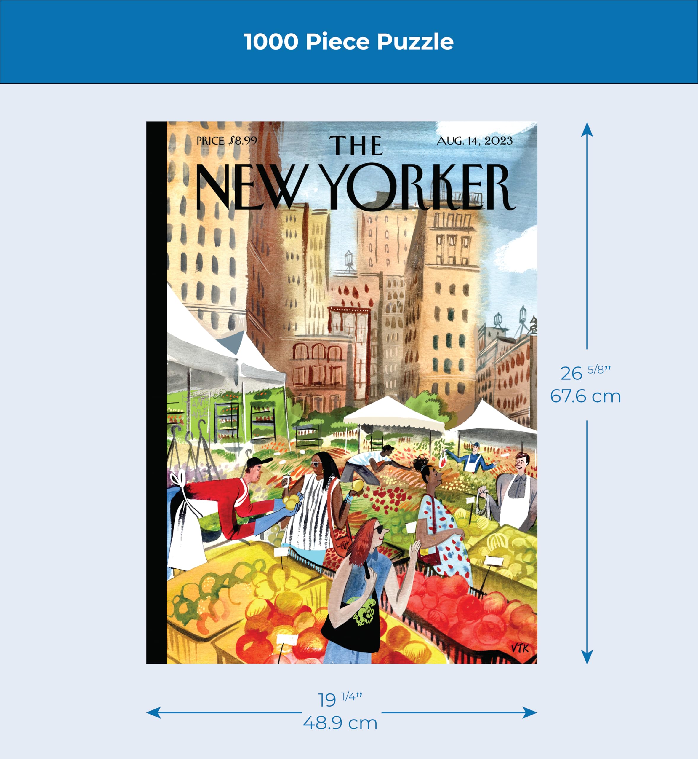 Amazon.com: New York Puzzle Company - New Yorker Peak Season