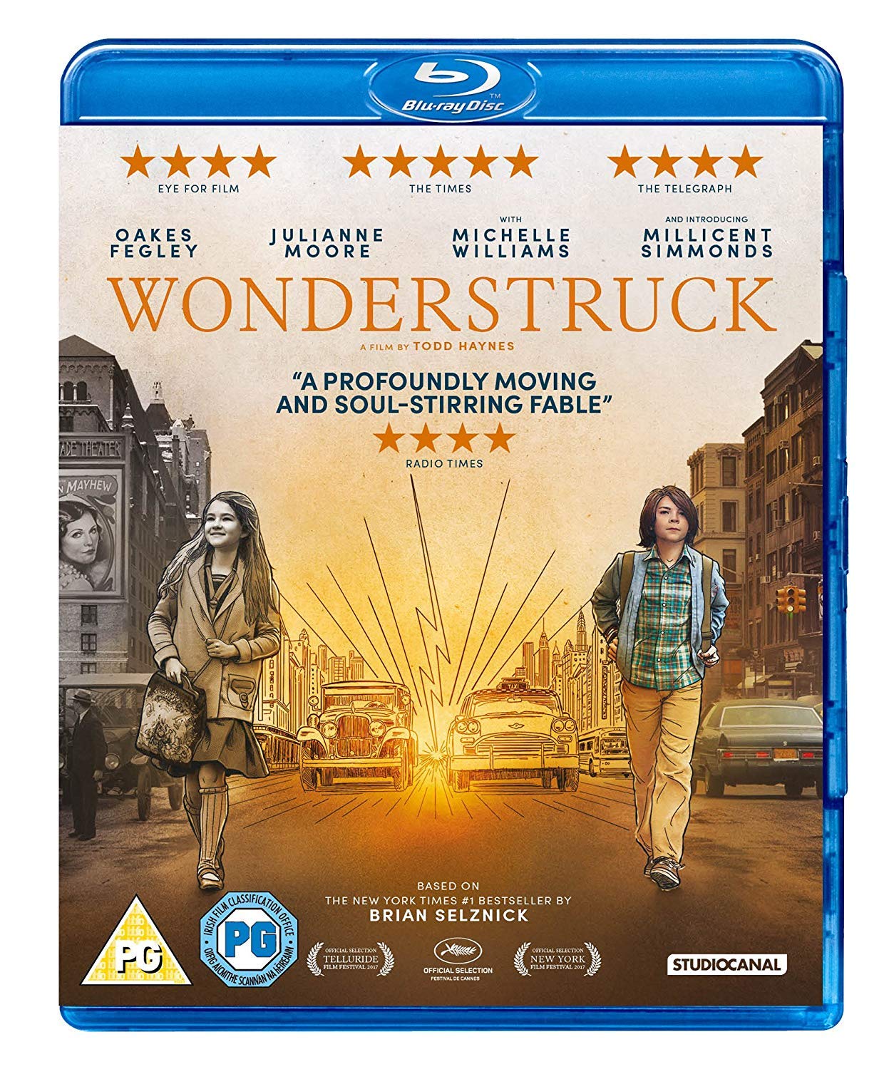 Wonderstruck [Blu-ray] [2018]. SLIPCOVER ONLY.  NO DISCS INCLUDED.
