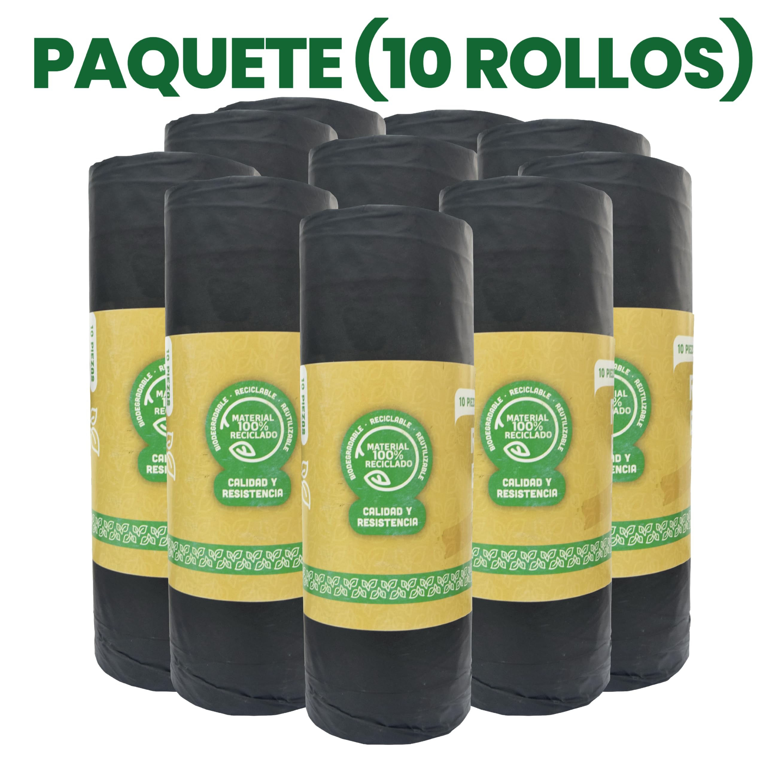 Bolsas Para Basura Negras 50 Litros Paquete X 10 Unidades