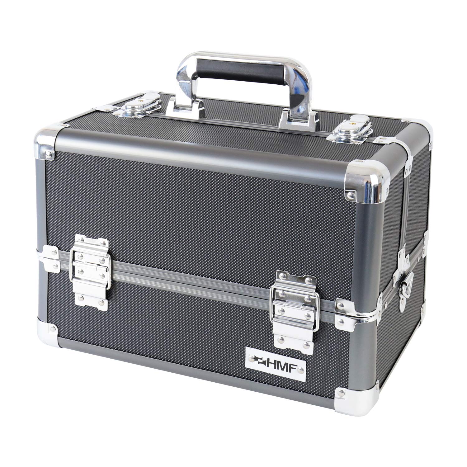 HMF 14901-02 kosmetyczka, Vanity-Case, pudełko do makijażu, uniwersalne etui, 33 x 22,5 x 24 cm