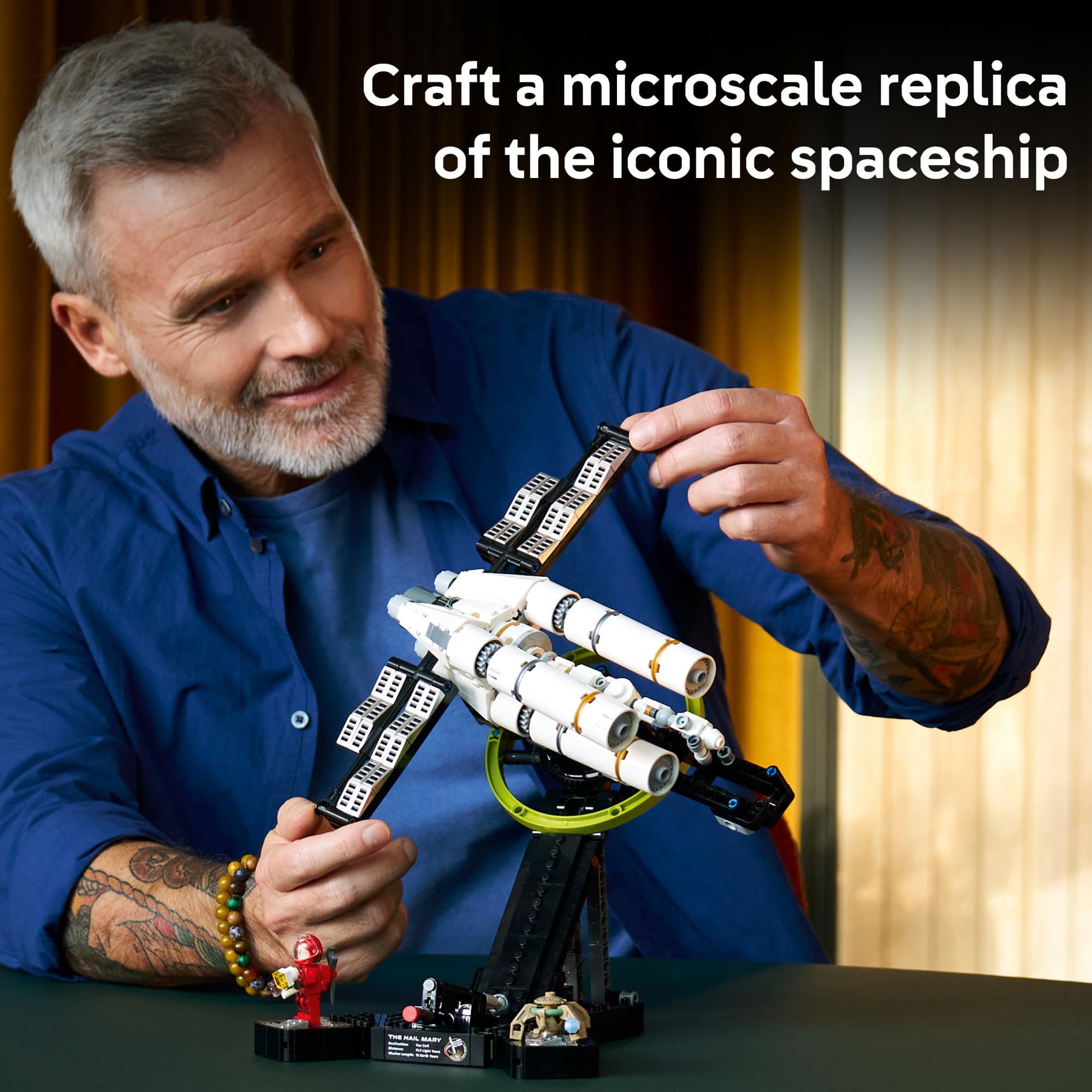 LEGO Icons Project Hail Mary Collectible Building Set for Adults - Room or Office Decor for Men & Women - Gifts for Fans of The Book - 11389