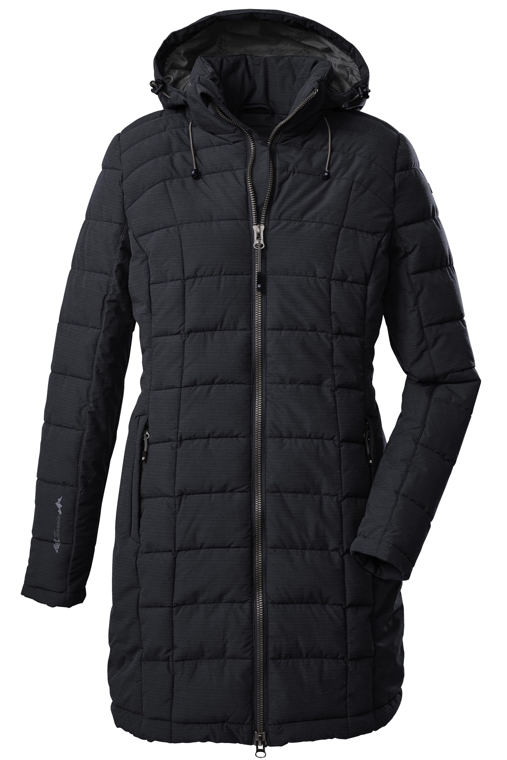 Killtec Skane Wmn Quilted Prk Parka de plumón con capucha desmontable Mujer