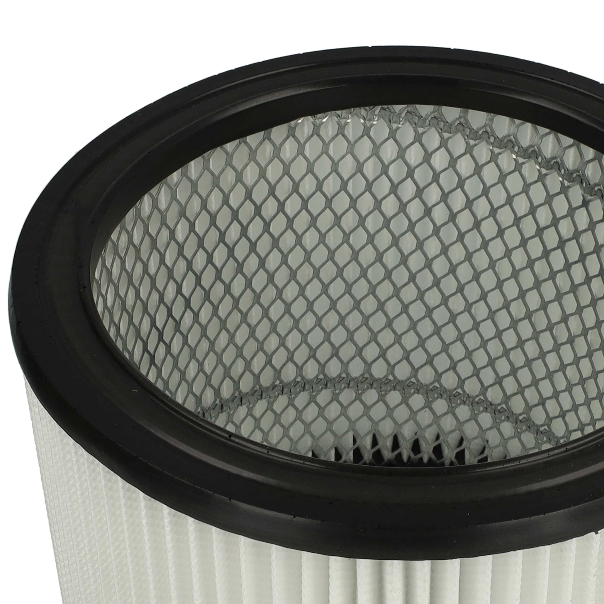 vhbw 4x filtro a pieghe piatte compatibile con Arebos aspiratore industriale 1600W aspiratore - nero/bianco