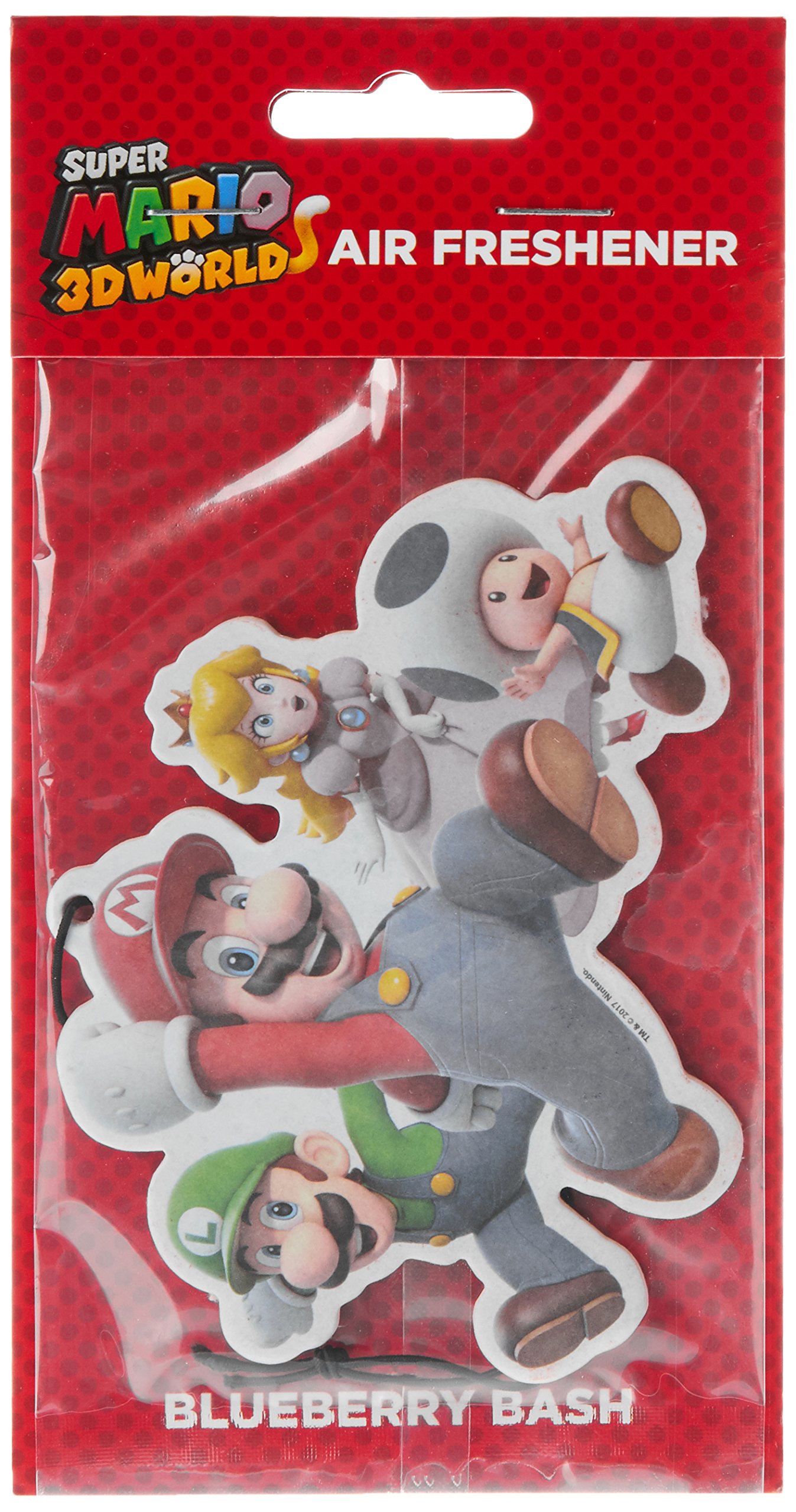 Nintendo Super Mario Group odświeżacz powietrza | Licencjonowane akcesorium - zapach jagód