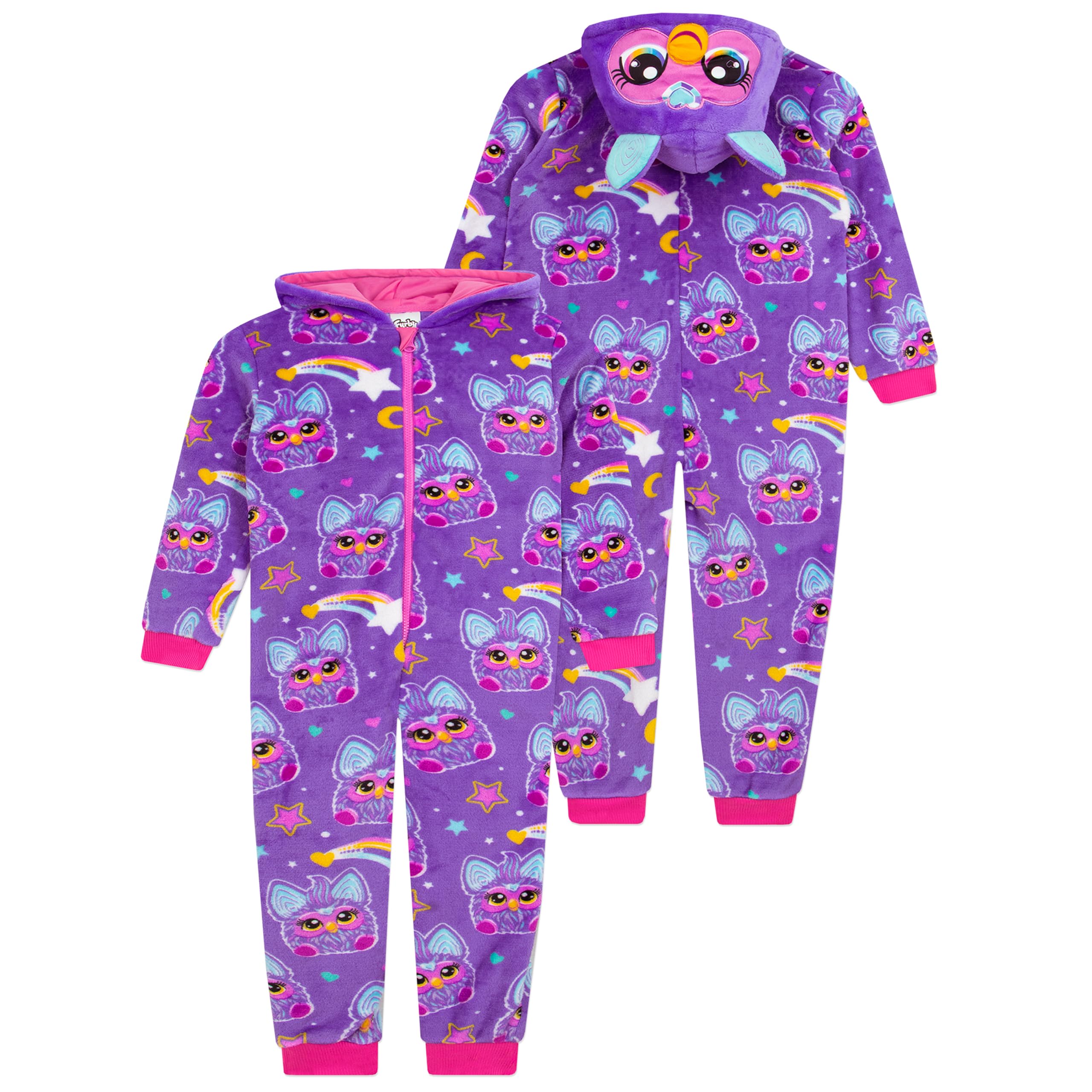 Furby Mono Pijama Niña | Pijama Polar Niña | Pijamas Polares | 4 E 10 Años
