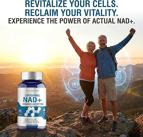 Miniatura 2 de Suplemento liposomal NAD+ de 750 mg, 120 cápsulas alternativas NMN absorción superior y biodisponibilidad - Verdadero dinucleótido de nicotinamida y