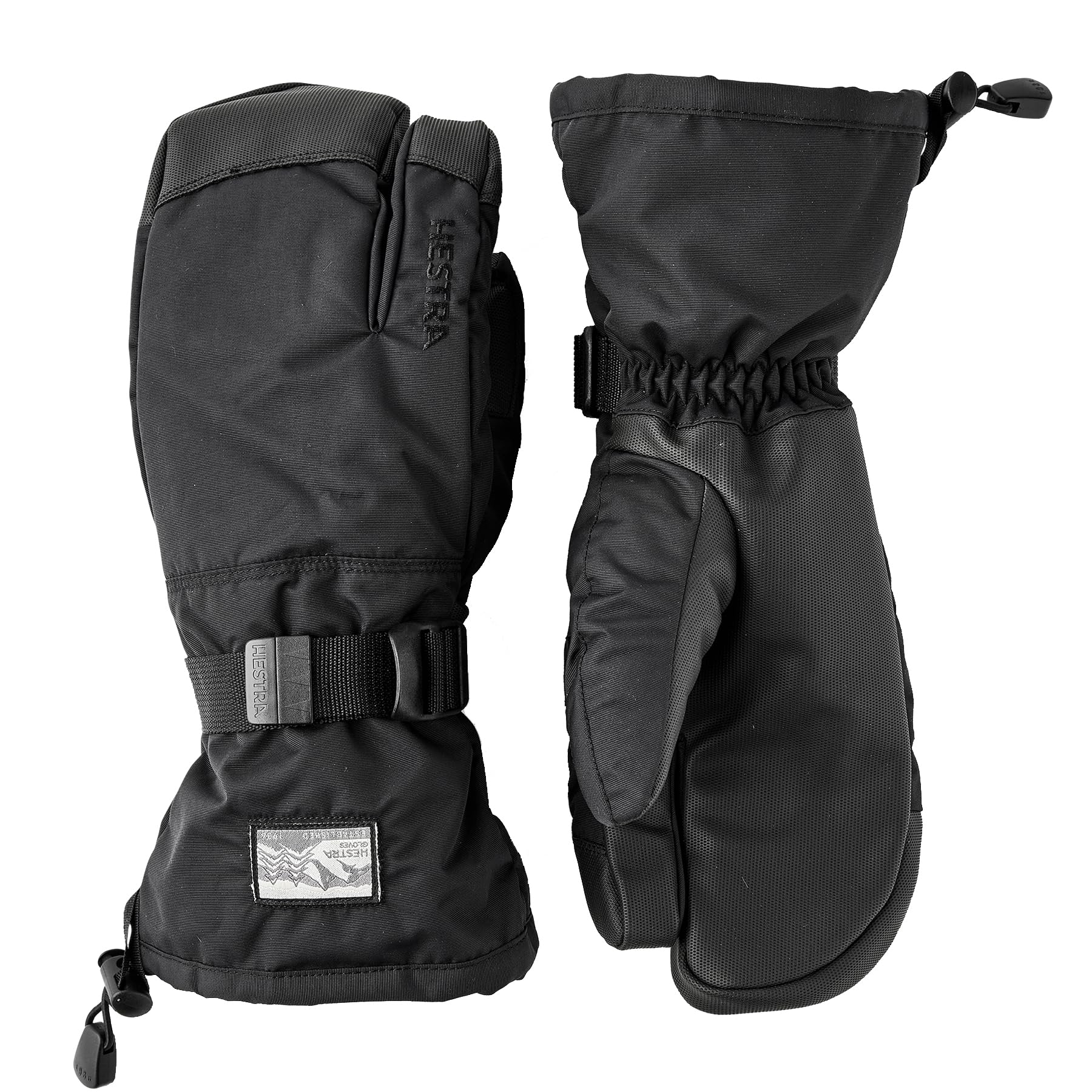 Hestra Unisex Gauntlet Sr 3-Finger Glove, Waterproof, Windproof Insulated Gloves for Skiing & Snowboarding, Men & Women