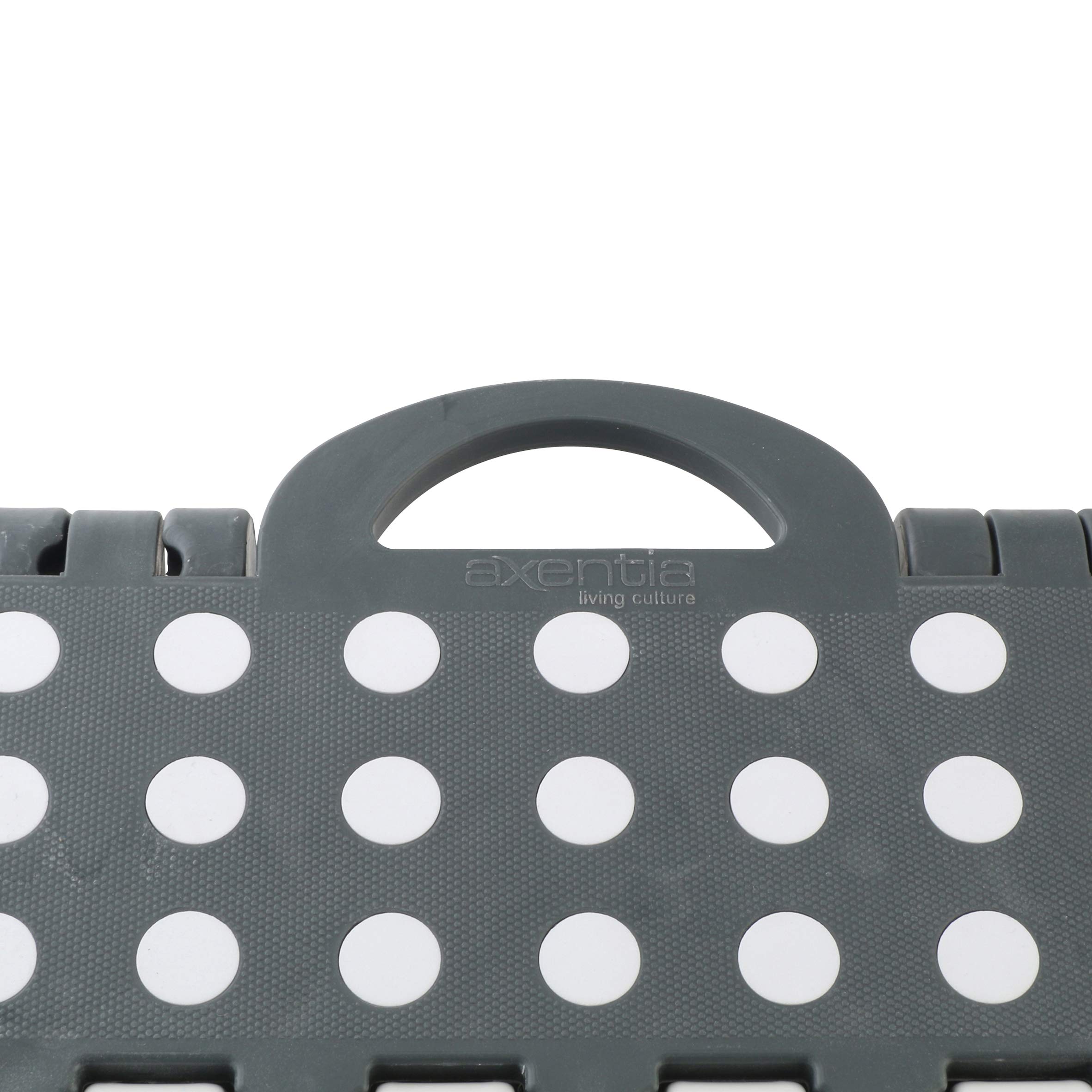 axentia Asiento plegable 127721, resistente hasta 150 kg, plegable, 37,5 x 32 x 30 cm, colores surtidos