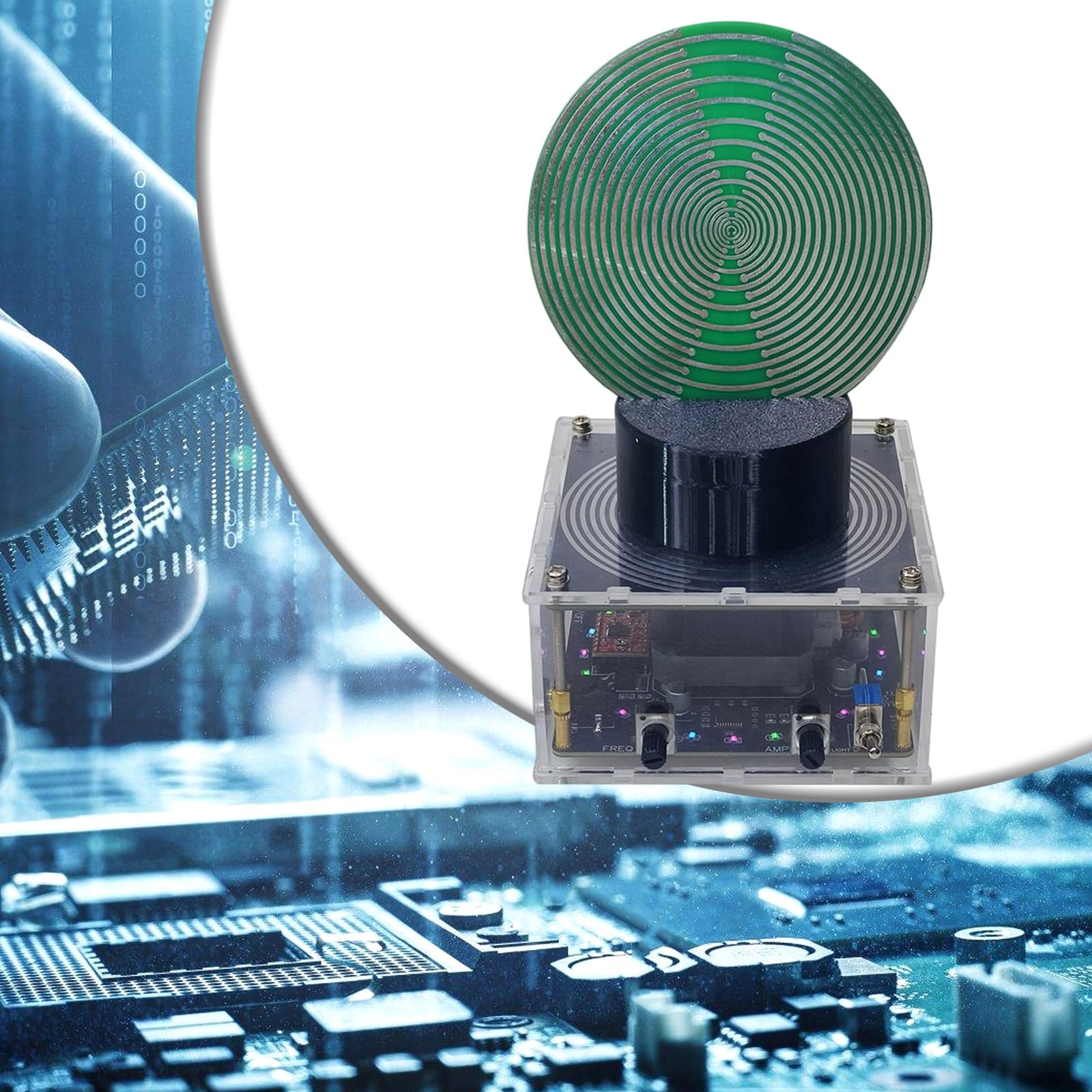 Activadores de energía de automatización con motor, rotación de 360 grados, ondas electromagnéticas, mejora de oscilación, cuerpo de disco, kit de oscilación científica