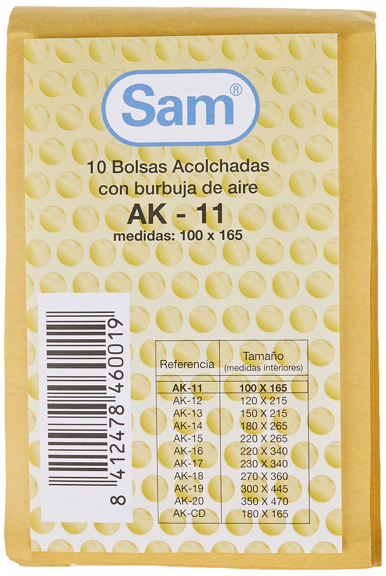SAM 11 - koperty do owijania bąbelków, opakowanie 10 szt.