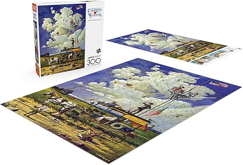 Miniatura 4 de Buffalo Games - Charles Wysocki - Corazones jóvenes en el mar - Rompecabezas de 300 piezas para adultos rompecabezas desafiante perfecto para noches