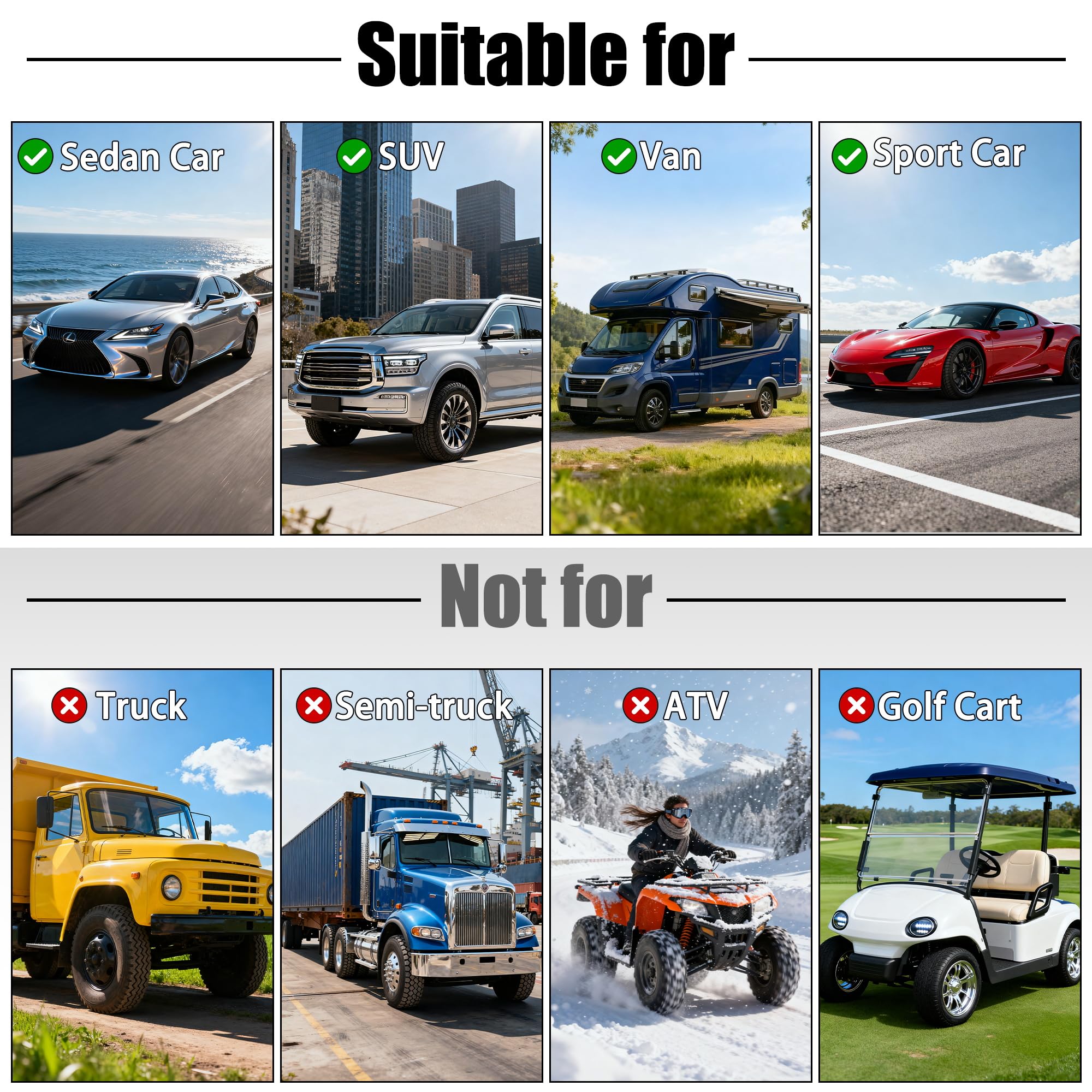 Sun Visor Extender for Car - Sun Protection Visor Clip Extension for Automotive Windshield Adjustable Auto Sunshade Blockers — view 6