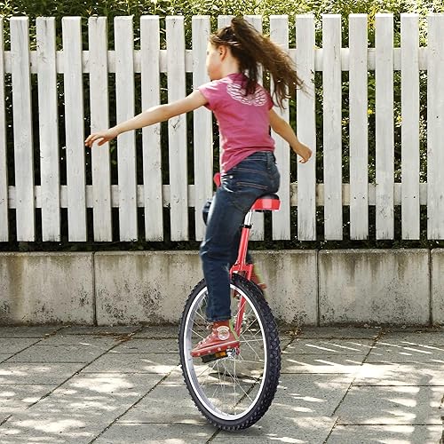 Miniatura 129 de AW Rueda de 16/18/20/24 pulgadas, asiento ajustable para exteriores, para adultos, niños, deportes al aire libre, ejercicio de fitness, para elegir